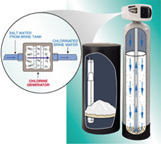 Sanitizer Filter Softener and PH Raising Unit